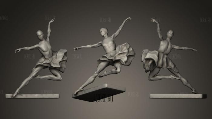 Dancer stl model for CNC